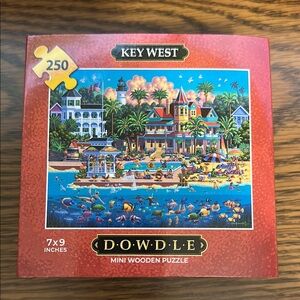 NEW Eric Dowdle Key West Puzzle Mini Wooden Puzzle 250 Pieces 7x9 Inches